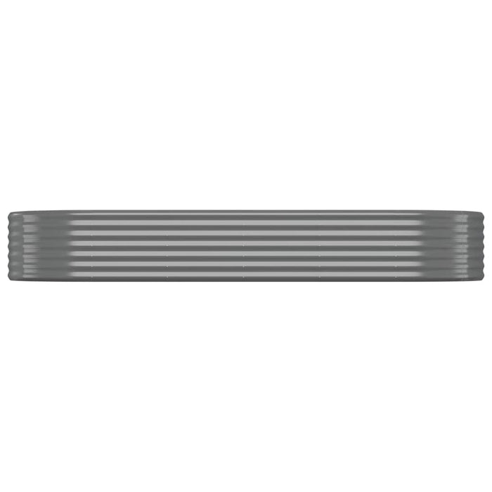 Strat înălțat grădină 249x100x36 cm oțel galvanizat WALTI
