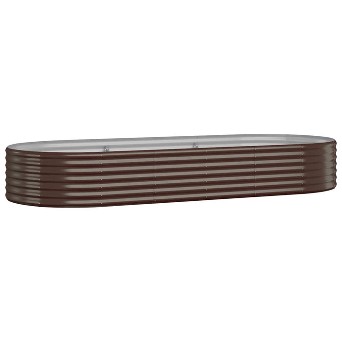 Strat înălțat grădină 249x100x36 cm oțel galvanizat WALTI