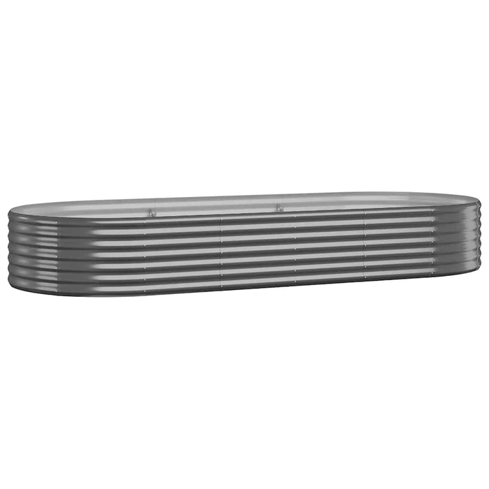 Strat înălțat grădină 249x100x36 cm oțel galvanizat WALTI
