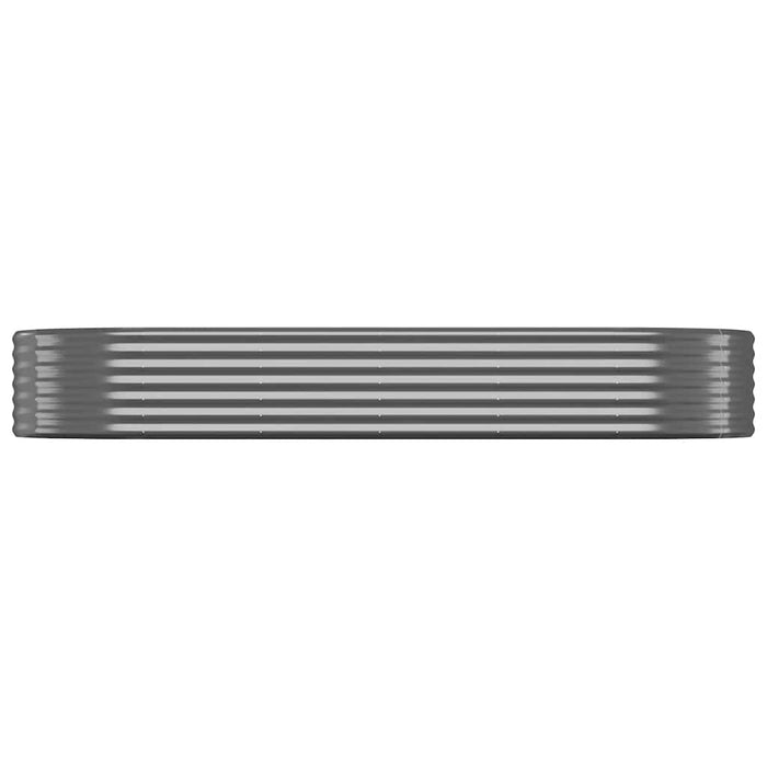 Strat înălțat grădină 249x100x36 cm oțel galvanizat WALTI
