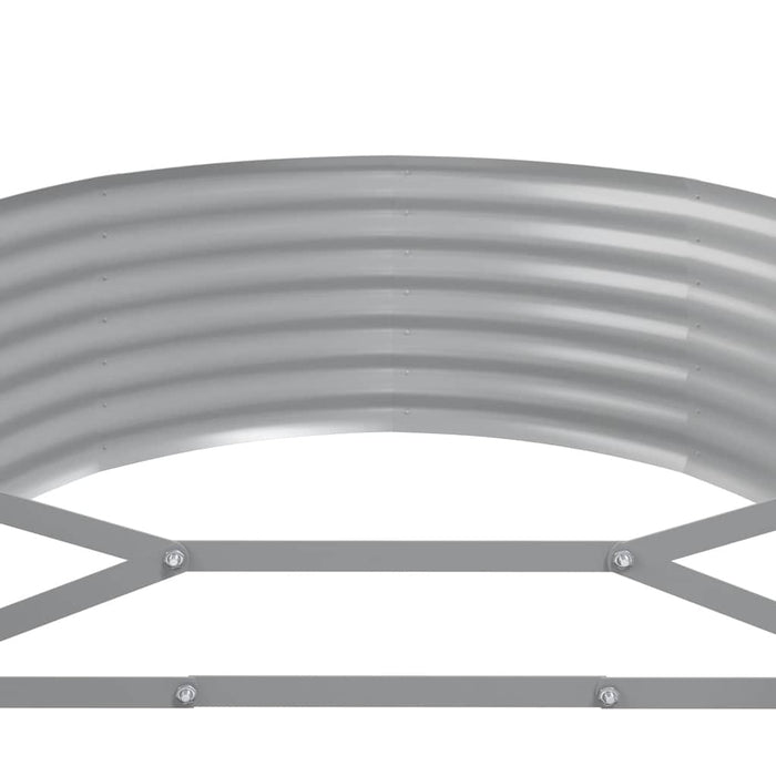 Strat înălțat grădină 249x100x36 cm oțel galvanizat WALTI
