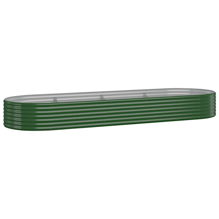 Strat înălțat grădină 322x100x36 cm oțel galvanizat WALTI