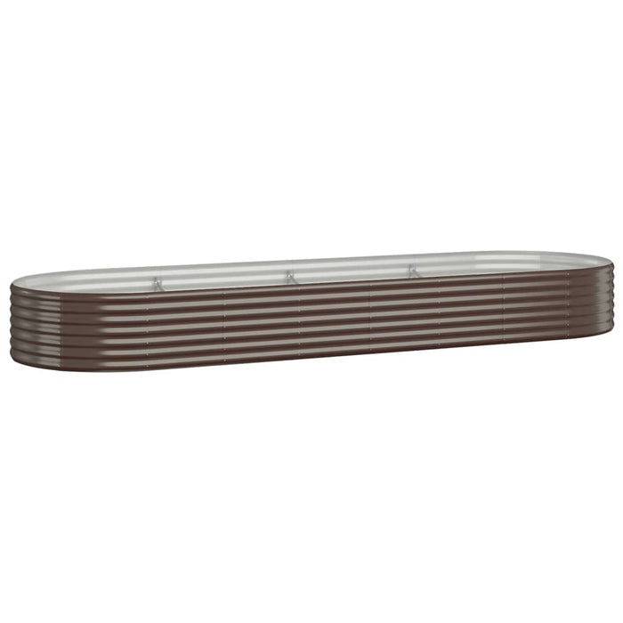 Strat înălțat grădină 322x100x36 cm oțel galvanizat WALTI