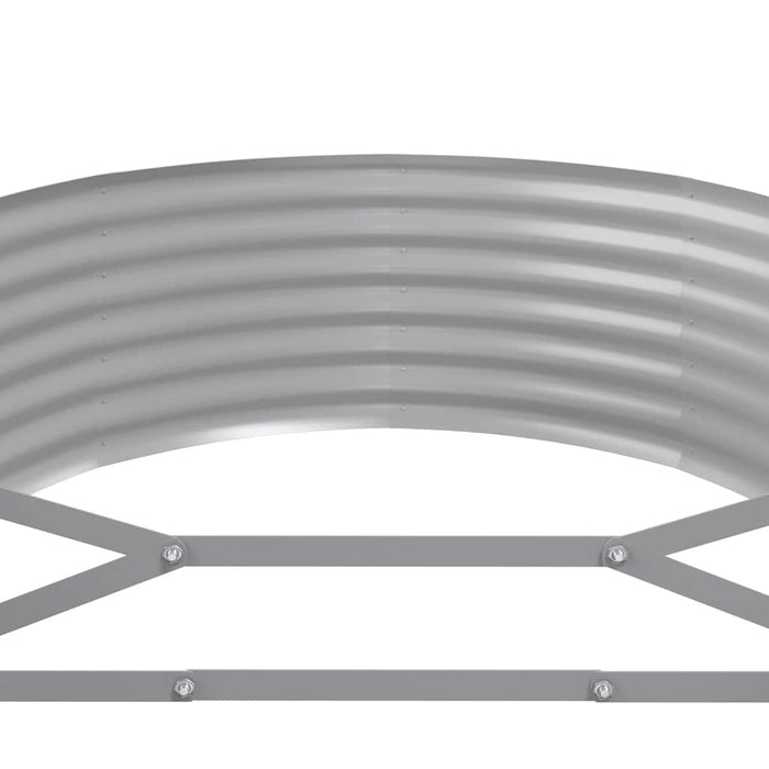 Strat înălțat grădină 322x100x36 cm oțel galvanizat WALTI