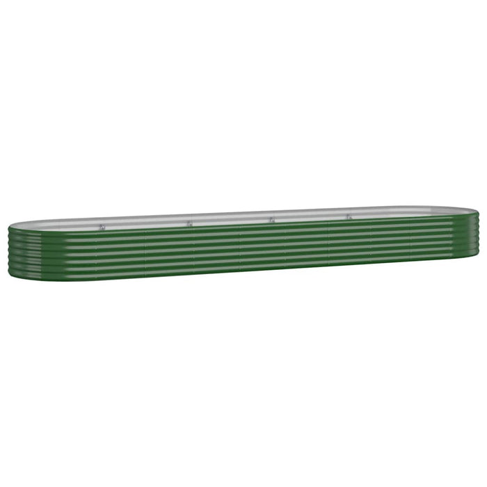 Strat înălțat grădină 396x100x36 cm oțel galvanizat WALTI