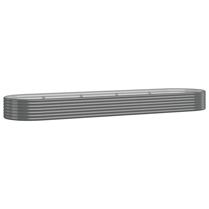 Strat înălțat grădină 396x100x36 cm oțel galvanizat - WALTI WALTI