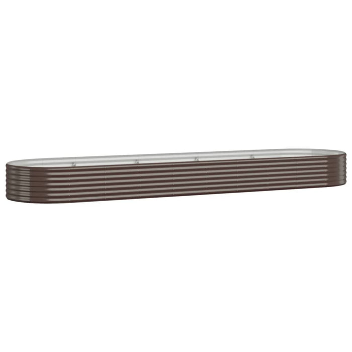 Strat înălțat grădină 396x100x36 cm oțel galvanizat - WALTI WALTI