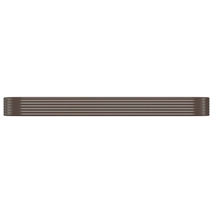 Strat înălțat grădină 396x100x36 cm oțel galvanizat - WALTI WALTI