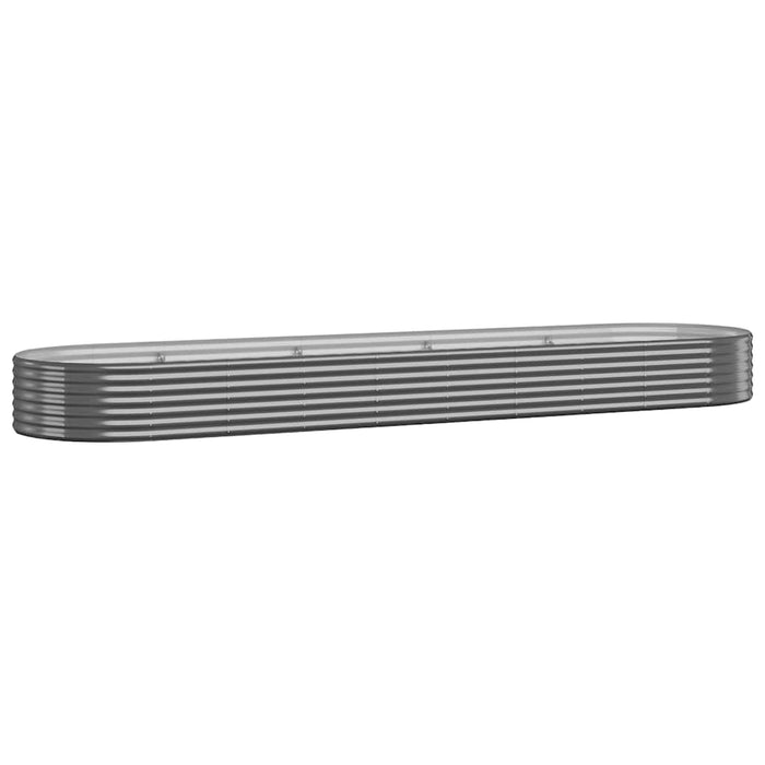 Strat înălțat grădină 396x100x36 cm oțel galvanizat - WALTI WALTI