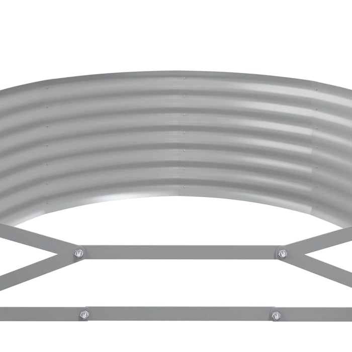 Strat înălțat grădină 396x100x36 cm oțel galvanizat - WALTI WALTI