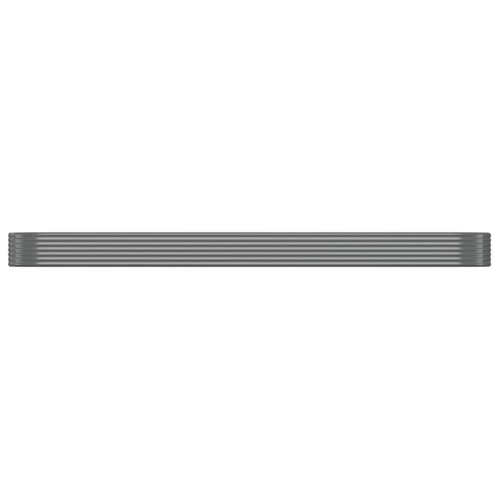 Strat înălțat grădină 507x100x36 cm oțel galvanizat WALTI