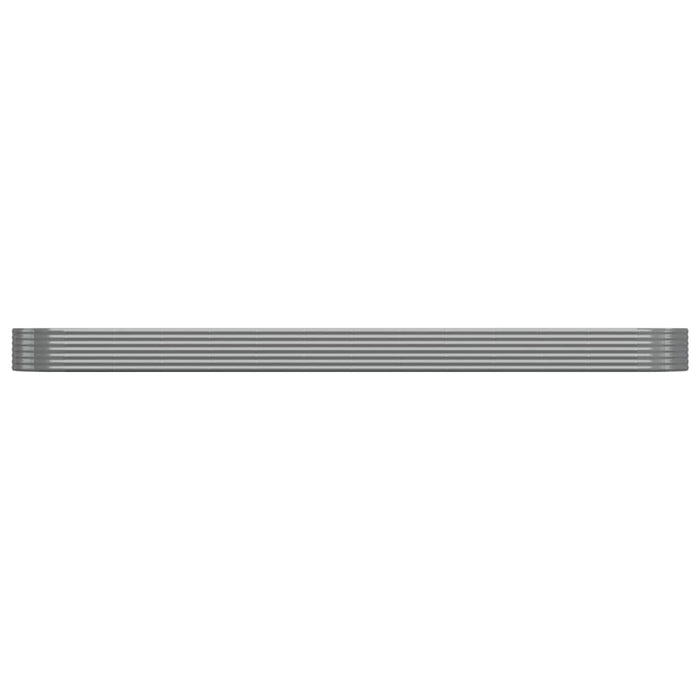 Strat înălțat grădină 544x100x36 cm oțel galvanizat WALTI
