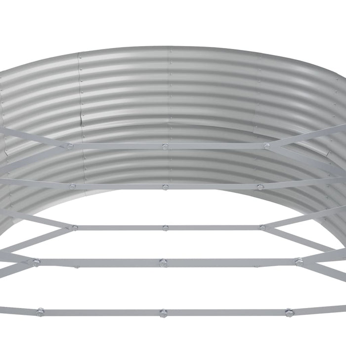 Strat înălțat grădină 544x100x36 cm oțel galvanizat WALTI