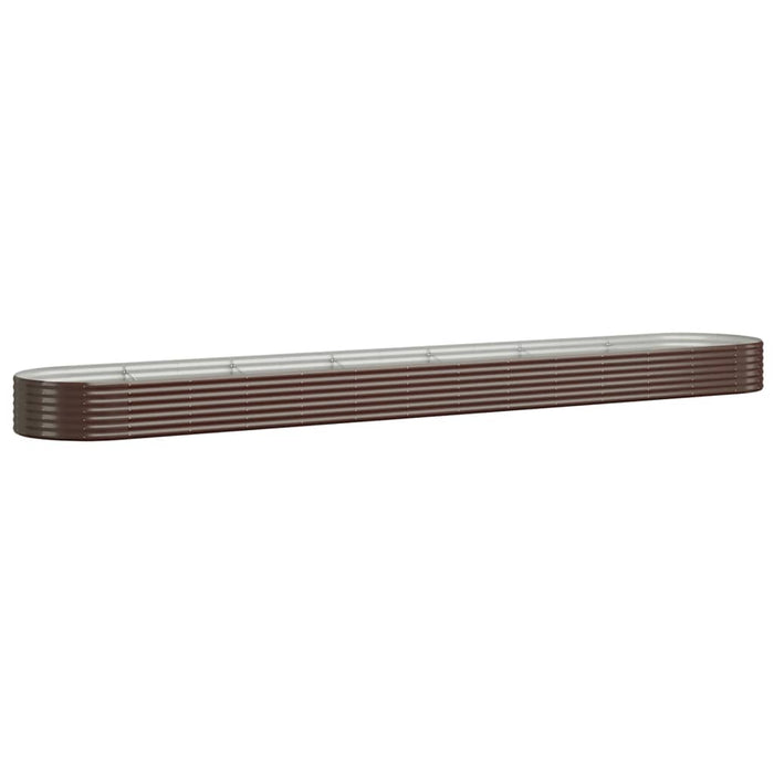 Strat înălțat grădină 544x100x36 cm oțel galvanizat - WALTI WALTI