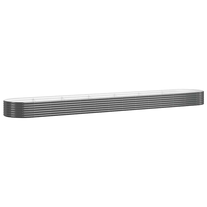 Strat înălțat grădină 544x100x36 cm oțel galvanizat - WALTI WALTI