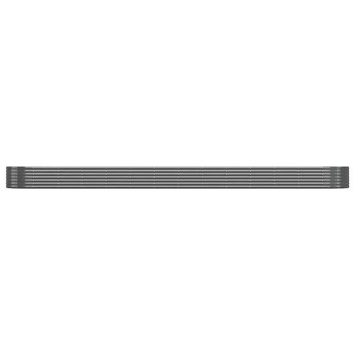 Strat înălțat grădină 544x100x36 cm oțel galvanizat - WALTI WALTI