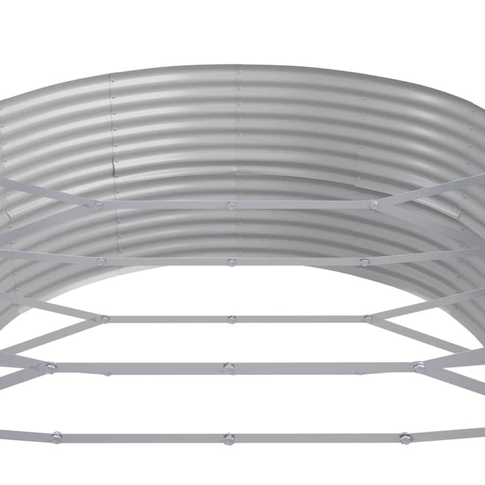 Strat înălțat grădină 544x100x36 cm oțel galvanizat - WALTI WALTI