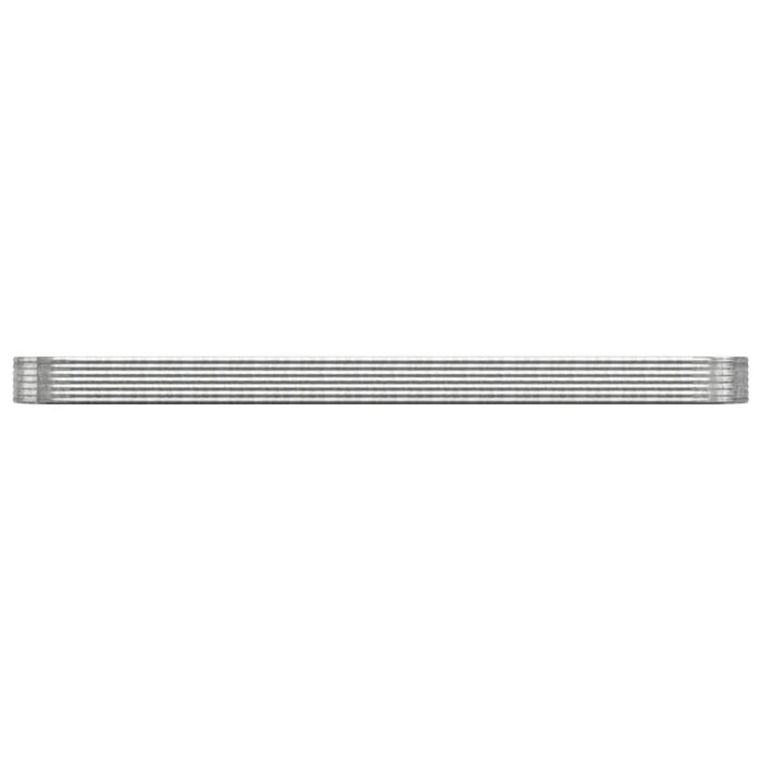 Strat înălțat grădină 544x100x36 cm oțel galvanizat - WALTI WALTI