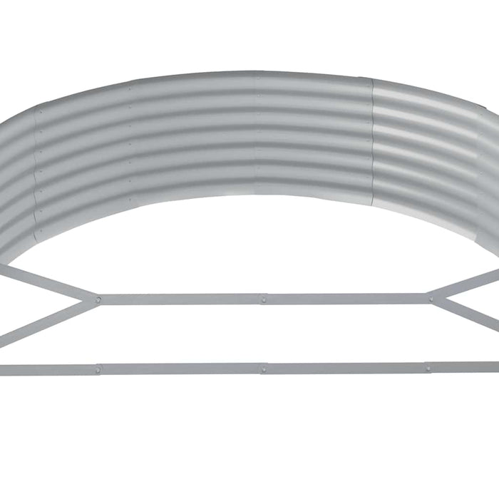 Strat înălțat grădină 214x140x36 cm oțel galvanizat - WALTI WALTI