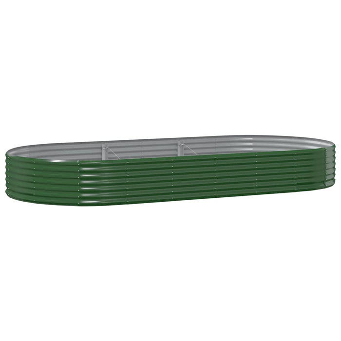 Strat înălțat grădină 296x140x36 cm oțel galvanizat WALTI