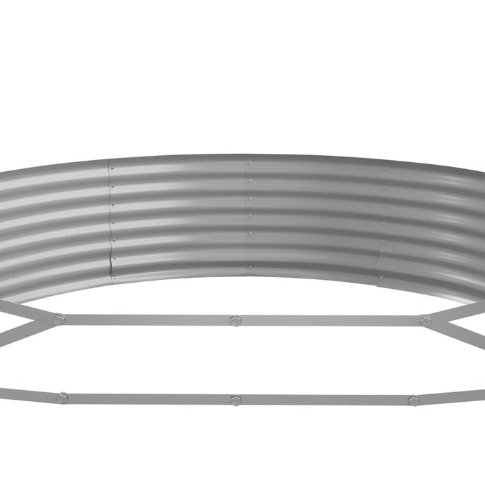 Strat înălțat grădină 296x140x36 cm oțel galvanizat WALTI
