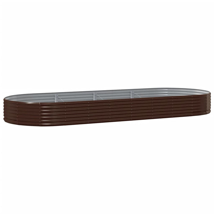 Strat înălțat grădină 373x140x36 cm oțel galvanizat - WALTI WALTI