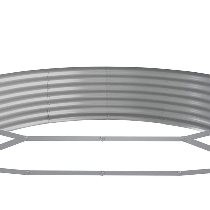 Strat înălțat grădină 373x140x36 cm oțel galvanizat - WALTI WALTI