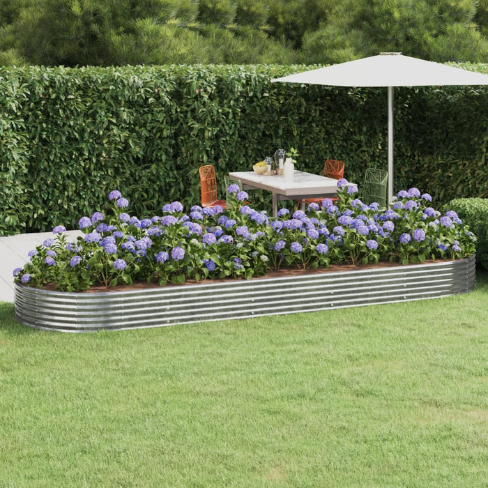 Strat înălțat grădină 450x140x36 cm oțel galvanizat - WALTI WALTI