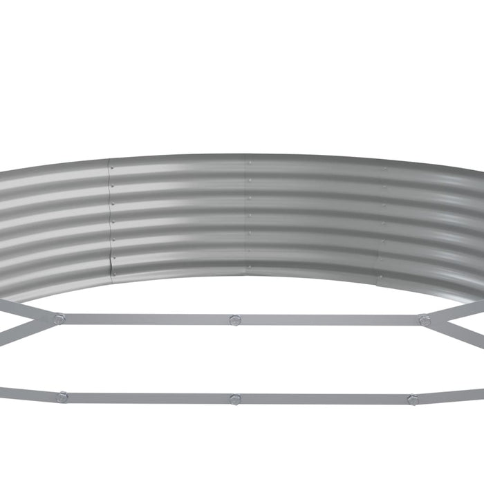 Strat înălțat grădină 523x140x36 cm oțel galvanizat WALTI