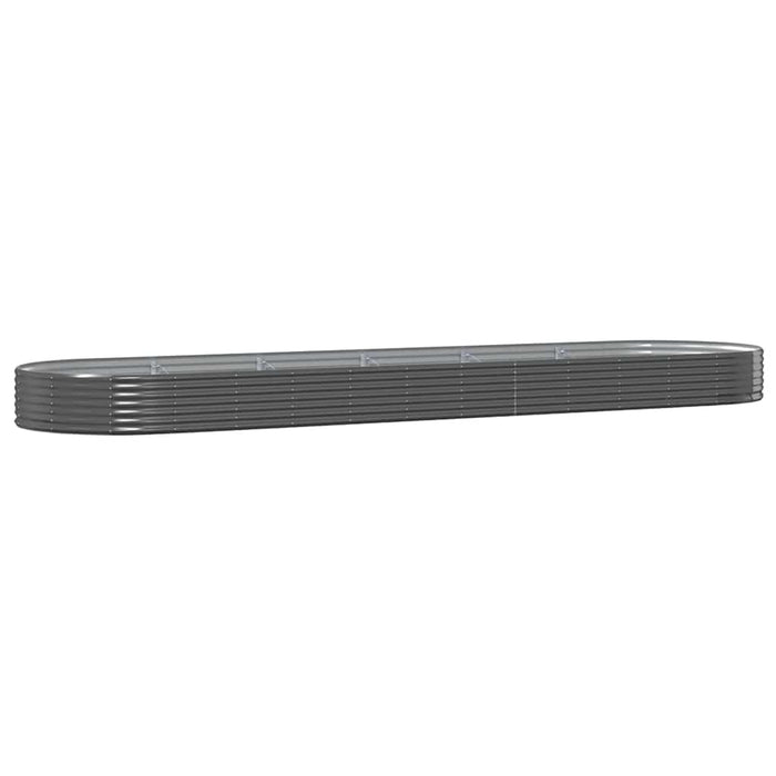 Strat înălțat grădină 523x140x36 cm oțel galvanizat WALTI