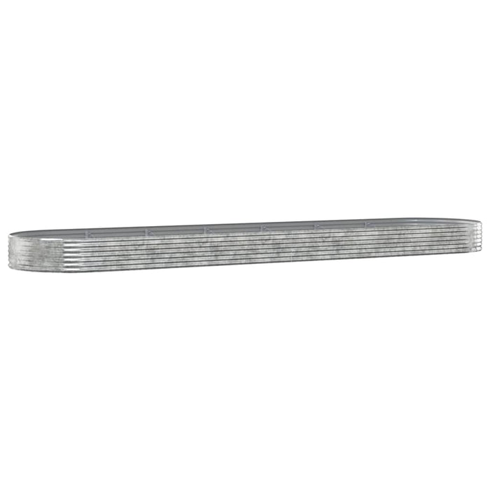 Strat înălțat grădină 600x140x36 cm oțel galvanizat WALTI