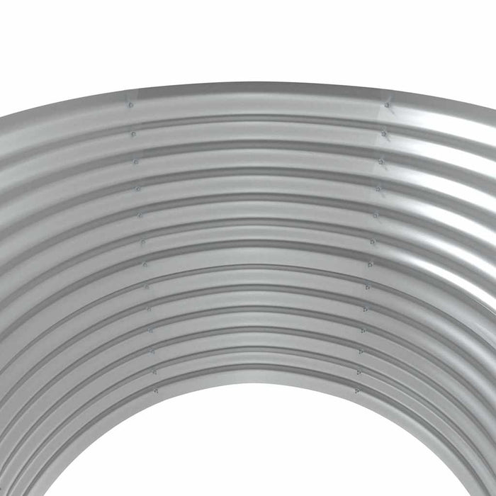 Jardinieră grădină maro 100x100x68 cm oțel vopsit electrostatic - WALTI WALTI