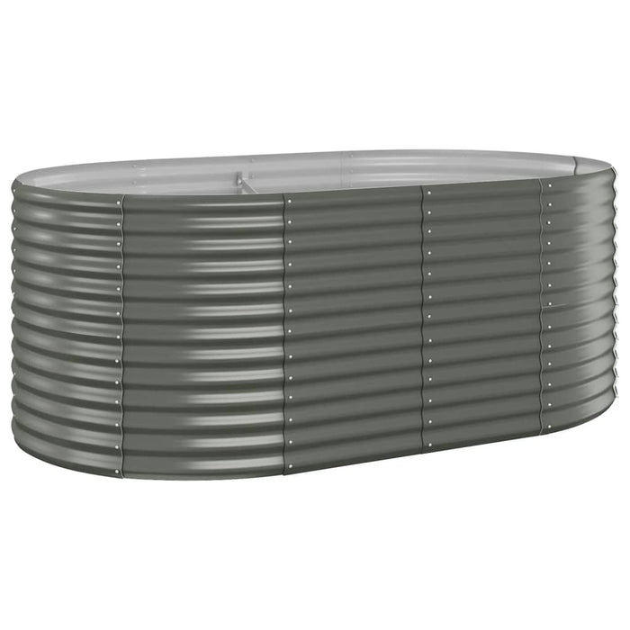 Strat înălțat grădină 175x100x68 cm oțel galvanizat WALTI