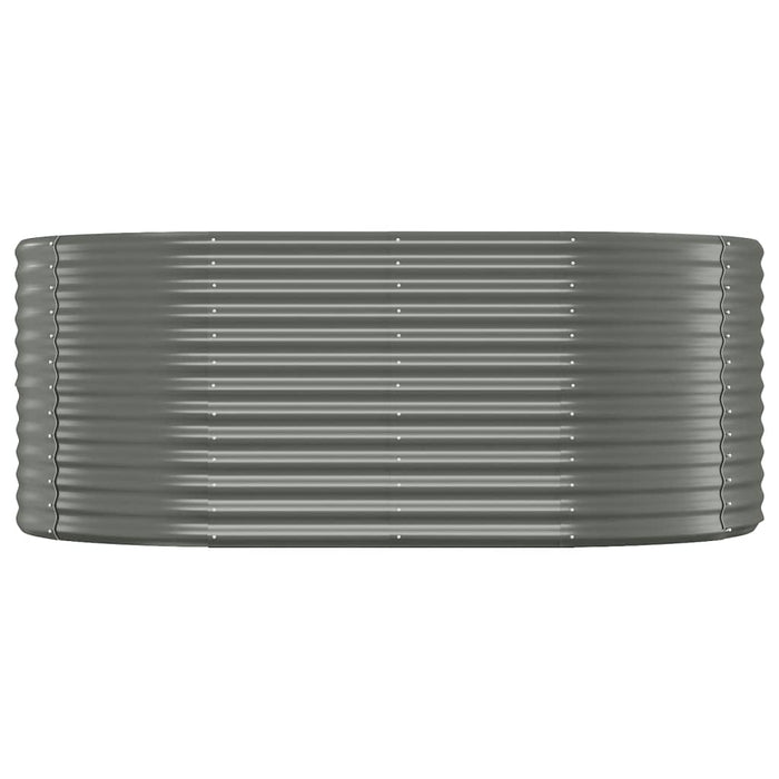Strat înălțat grădină 175x100x68 cm oțel galvanizat WALTI