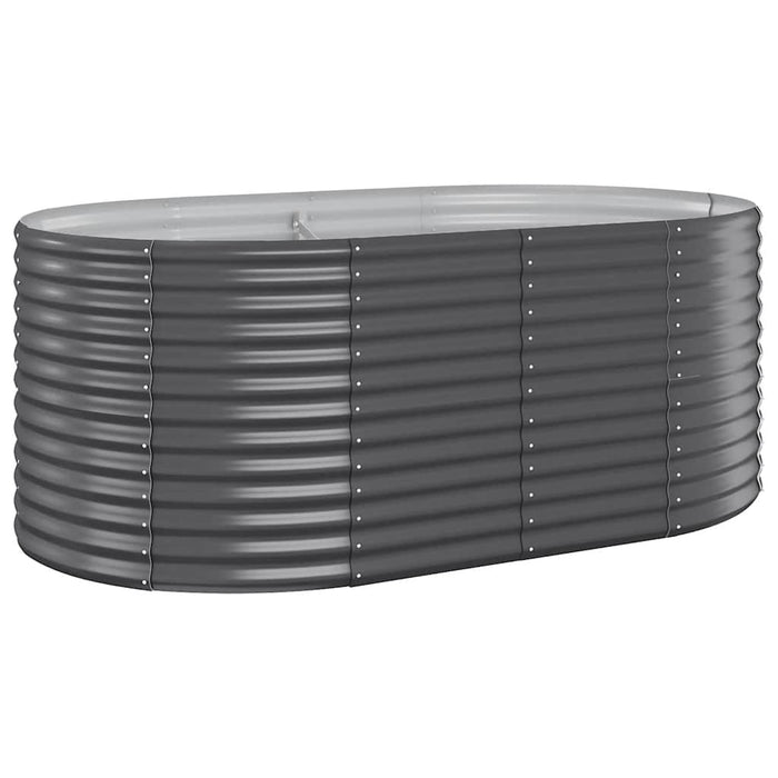 Strat înălțat grădină 175x100x68 cm oțel galvanizat WALTI