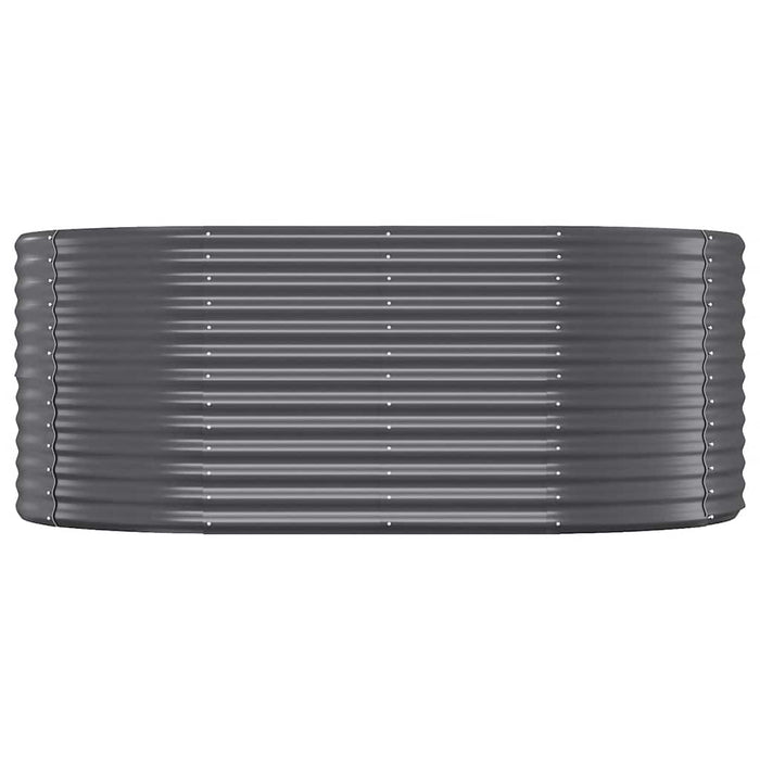 Strat înălțat grădină 175x100x68 cm oțel galvanizat WALTI