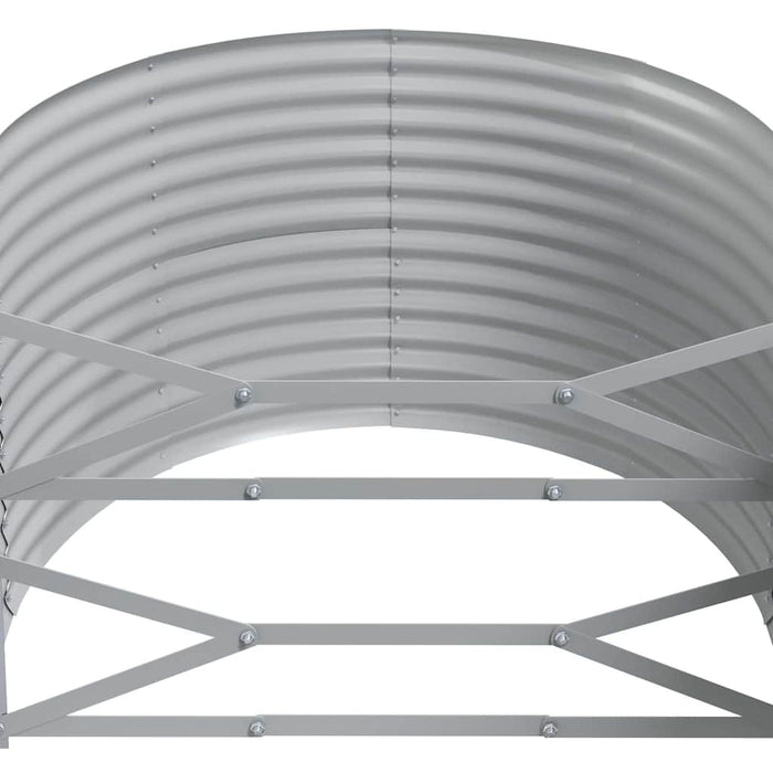 Strat înălțat grădină 175x100x68 cm oțel galvanizat WALTI