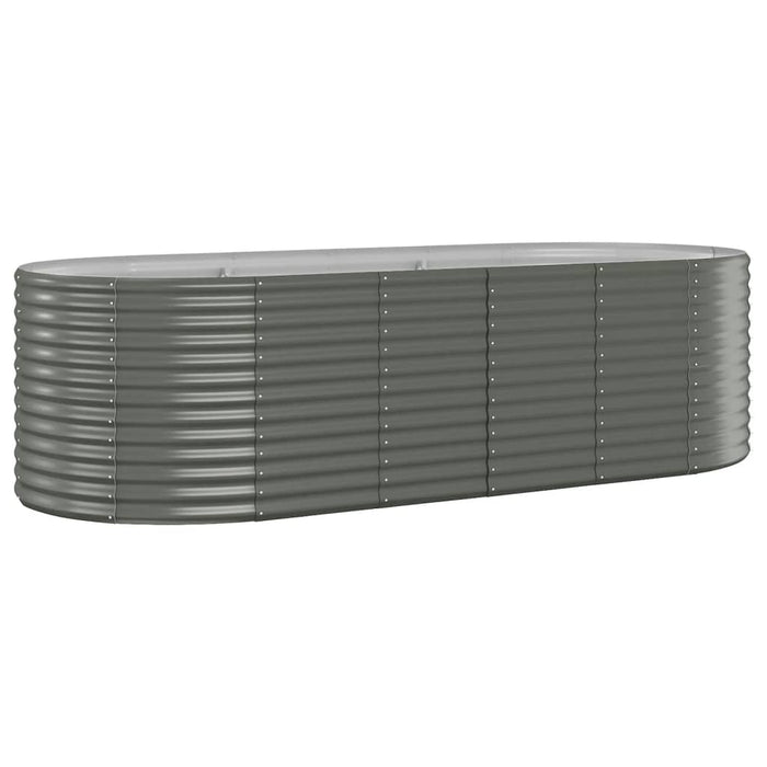 Strat înălțat grădină 249x100x68 cm oțel galvanizat WALTI