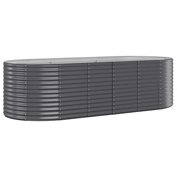 Strat înălțat grădină 249x100x68 cm oțel galvanizat WALTI