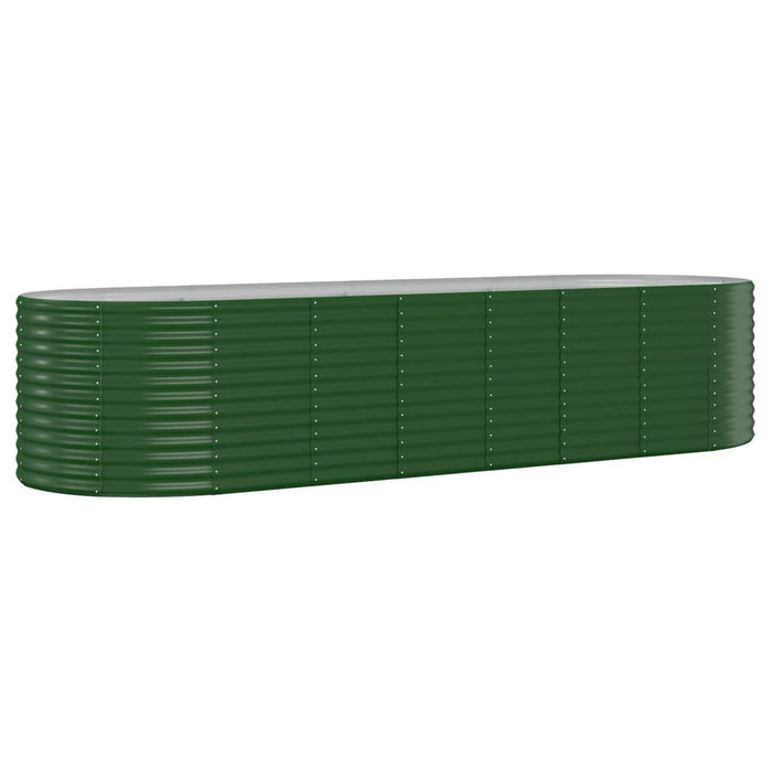 Strat înălțat grădină 322x100x68 cm oțel galvanizat WALTI