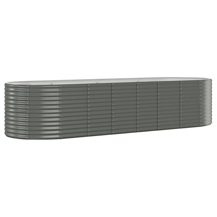 Strat înălțat grădină 322x100x68 cm oțel galvanizat - WALTI WALTI