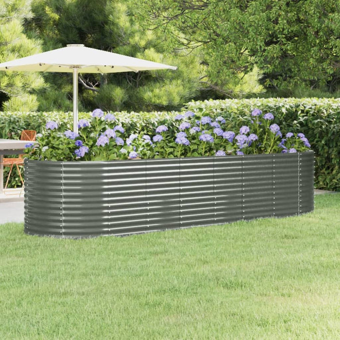Strat înălțat grădină 322x100x68 cm oțel galvanizat - WALTI WALTI