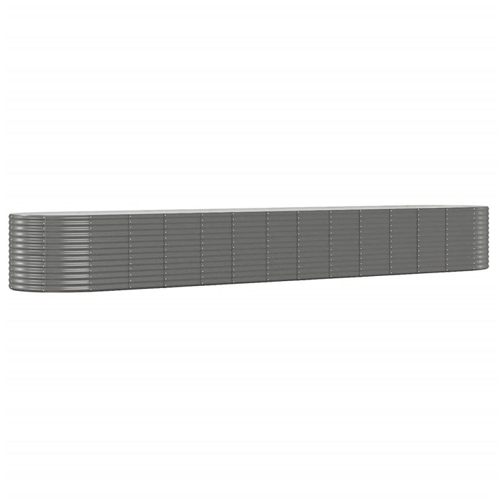 Strat înălțat grădină gri 554x100x68 oțel vopsit electrostatic WALTI