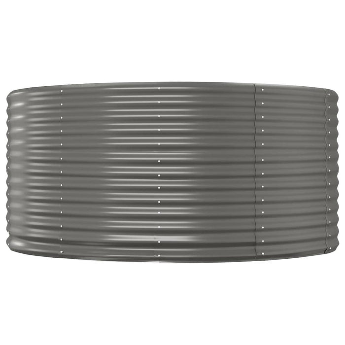 Jardinieră, gri, 140x140x68 cm, oțel galvanizat - WALTI WALTI