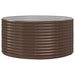 Jardinieră, maro, 140x140x68 cm, oțel galvanizat - WALTI WALTI