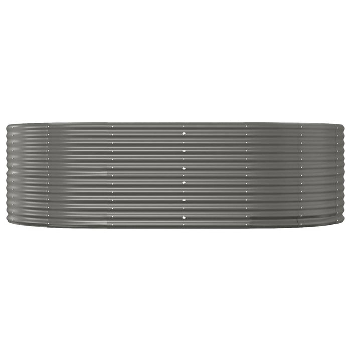 Strat înălțat grădină gri, 212x140x68 oțel galvanizat WALTI