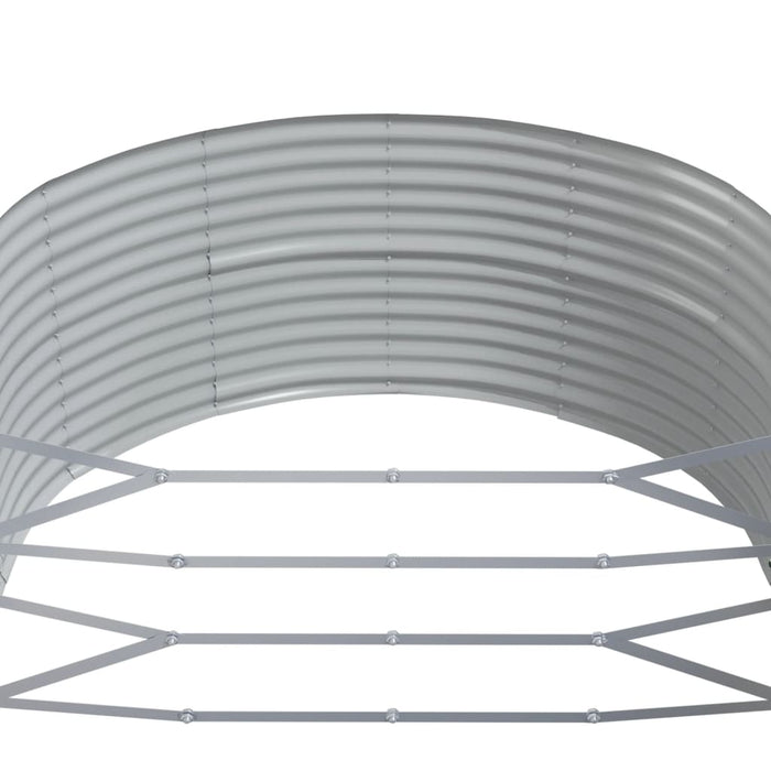 Strat înălțat grădină gri, 212x140x68 oțel galvanizat WALTI