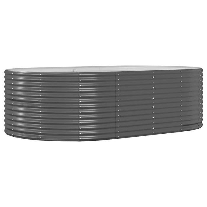 Strat înălțat grădină antracit, oțel galvanizat - WALTI WALTI