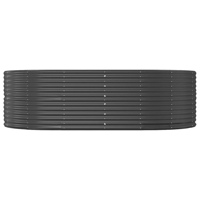 Strat înălțat grădină antracit, oțel galvanizat - WALTI WALTI