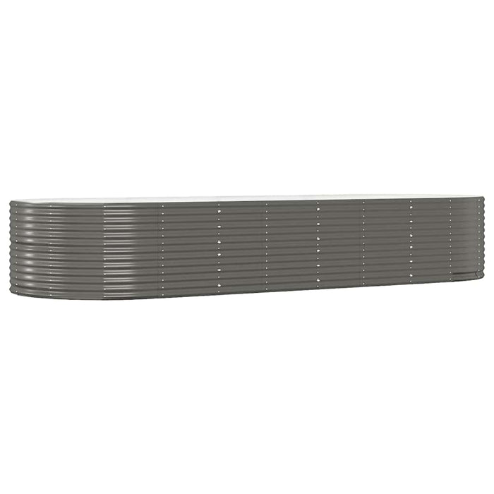 Strat înălțat grădină gri 367x140x68 oțel galvanizat WALTI